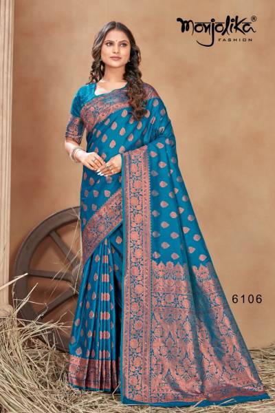 Madhushri By Monjolika Banarasi Silk Saree Collection